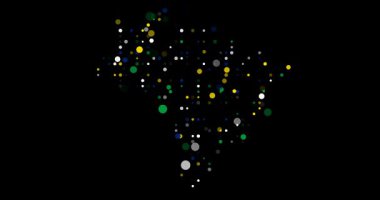 Brezilya Silueti Renk Izgarasında Görünüyor