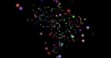 Dijital Nokta Deseni Brezilya Haritasını Gösteriyor