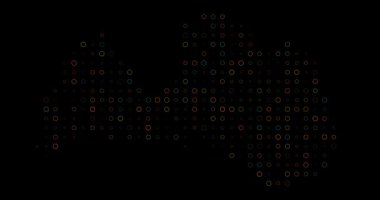 Noktalı desenli Letonya haritası