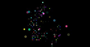 Renkli Noktalar Danimarka Haritasını Göster