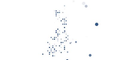 Finlandiya Haritası Çember Canlandırmasında Görünür