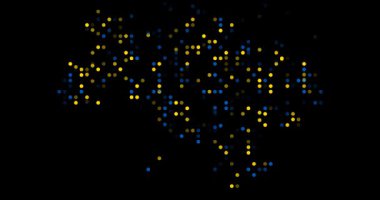 Düşen Çemberler Ukrayna Şekil Haritası