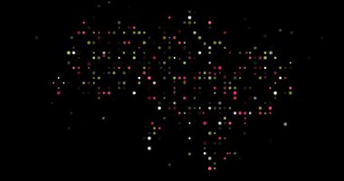 Yaratıcı Ukrayna Dot Harita Tasarımı Sanatı