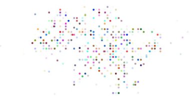 Düşen Hareketteki Ukrayna Nokta Haritası