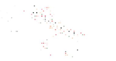 Noktalardan oluşan İtalya Hareket Haritası