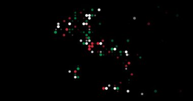 Soyut Canlandırmadaki Italia Nokta Haritası
