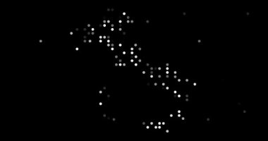 Renkli İtalya Nokta Silüeti Canlandırması