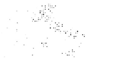 Düşen Noktalar İtalya Haritası Oluşturdu