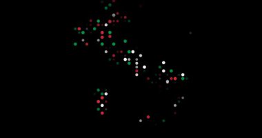 Renkli İtalya Nokta Silüeti Canlandırması