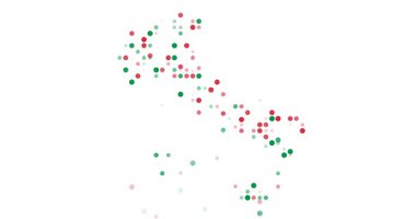 Düşen Noktalar İtalya Haritası Oluşturdu