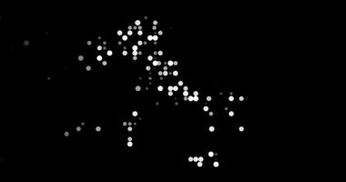 Düşen Noktalar İtalya Haritası Oluşturdu