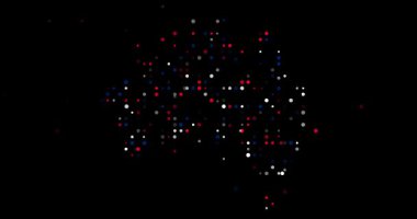 Avustralya Şekli Düşen Çemberlerden İnşa Edildi