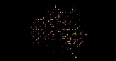 Özet Canlandırmada Avustralya Dot Haritası