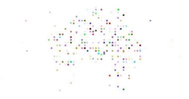 Avustralya 'nın Hareketli Nokta Haritası