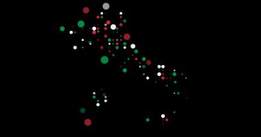 Düşen Nokta Hareketindeki Italia Dijital Haritası