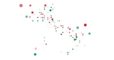 İtalya Haritasının Biçimlendirilmiş Nokta Düzeni