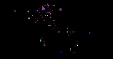 İtalya Haritası Düşen Çemberlerle Canlandırıldı