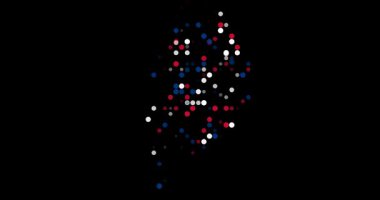 Kore Haritasının Soyut Nokta Izgara Canlandırması