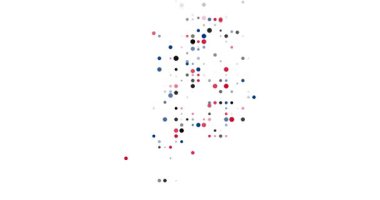 Animasyon Kore Şekli Noktalar tarafından şekillendirildi