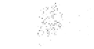 Yaratıcı Çember Canlandırma Kore Haritası Oluşturma