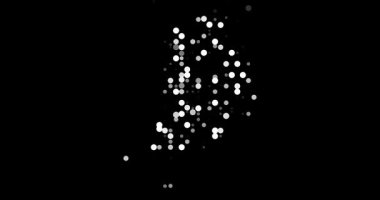 Animasyon Kore Şekli Noktalar tarafından şekillendirildi