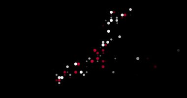 Japonya Haritasının Yaratıcı Çember Canlandırması