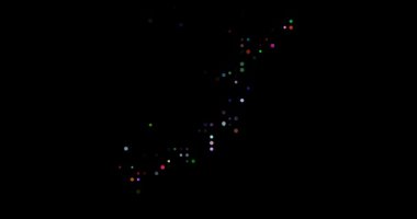 Düşen Parçacıklar tarafından oluşturulan Japonya Şekli