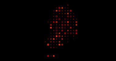 Dijital Noktalar Güney Kore Haritası Oluştur