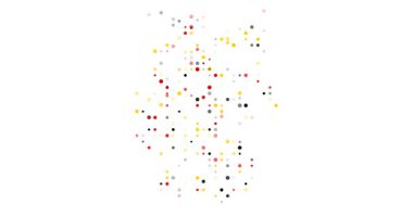 Renkli Noktalı Alman Silueti