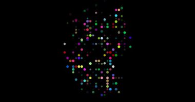 Nokta Hareketli Modern Alman Haritası Tasarımı