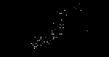 Japonya Haritasının Yaratıcı Çember Canlandırması