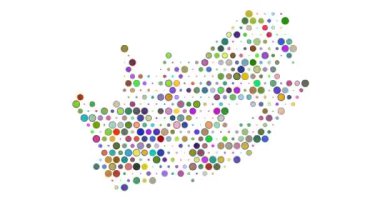 Renkli Nefes Çemberleri Güney Afrika 'yı oluşturuyor