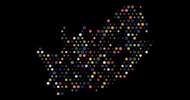 Noktalı Mzansi Animasyon Haritası