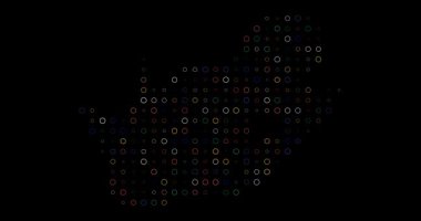 Güney Afrika Nokta Deseni Görselleştirmesi