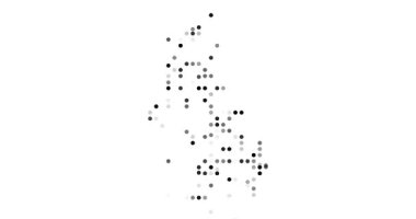 Büyük Britanya Dijital Dot Matris Haritası