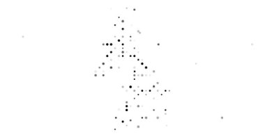 Düşen Daireler Birleşik Krallık Harita Siluetini Göster