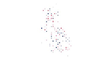 Animasyon Dot Izgara Biçimi UK Shape