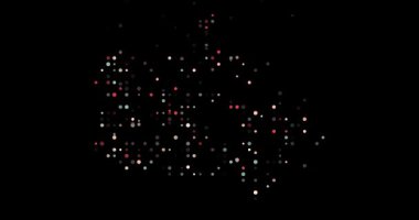 Noktalar halinde Üretici Kanada Haritası Canlandırması