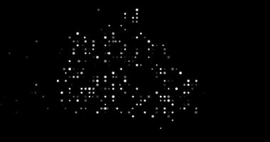 Noktalar halinde Üretici Kanada Haritası Canlandırması