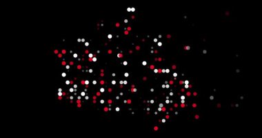 Noktalar halinde Üretici Kanada Haritası Canlandırması