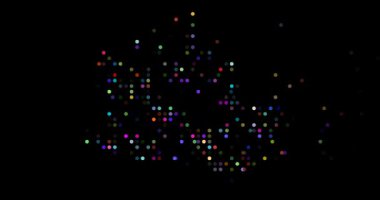 Soyut Noktalar Kanada Haritasını Şekillendirir