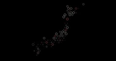 Japonya 'nın Soyut Noktalama Haritası