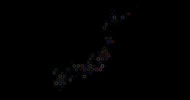 Japonya 'nın Soyut Noktalama Haritası