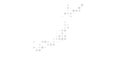 Japonya 'nın Soyut Noktalama Haritası