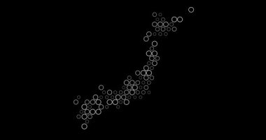 Japonya 'nın Soyut Noktalama Haritası