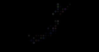 Japonya 'nın Soyut Noktalama Haritası