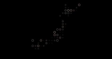 Japonya 'nın Soyut Noktalama Haritası