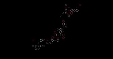 Japonya 'nın Soyut Noktalama Haritası