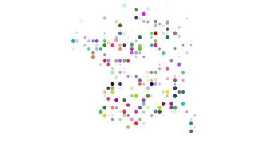 Düşen Noktalar Fransa 'nın Şekli Ortaya Çıktı