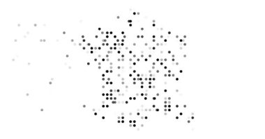 Şekillendirilmiş Düşen Parçacıklar Fransa Haritası İnşa Ediyor